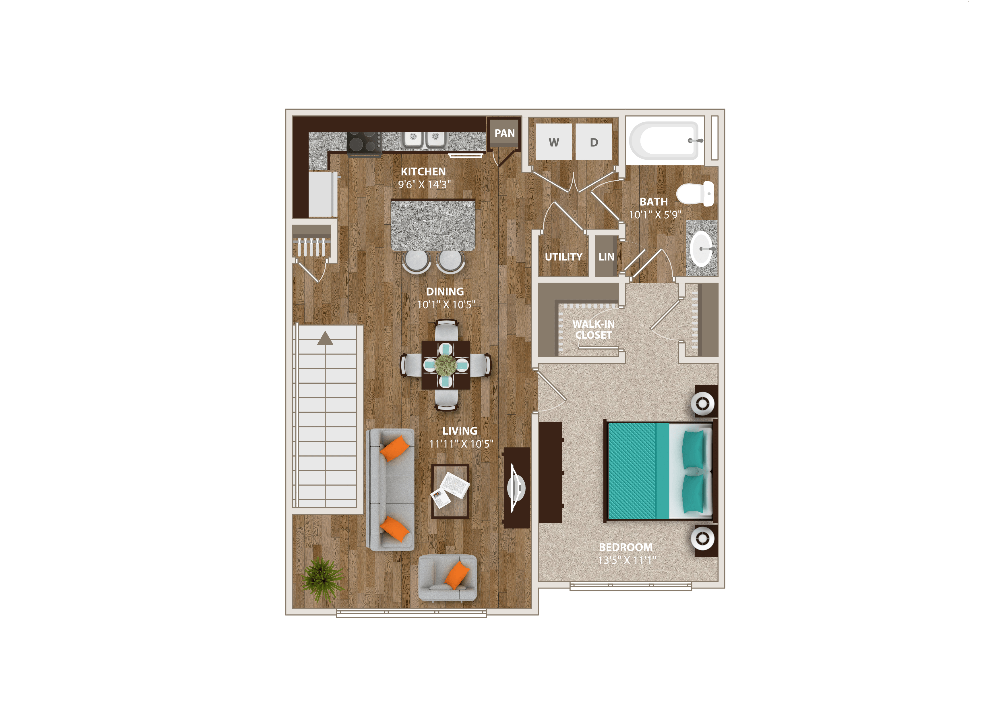 A1D floor plan